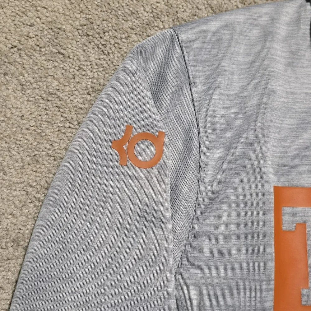 Texas Longhorns Hoodie Mens XL Gray Nike KD Shooter Performance‎ Dri-Fit